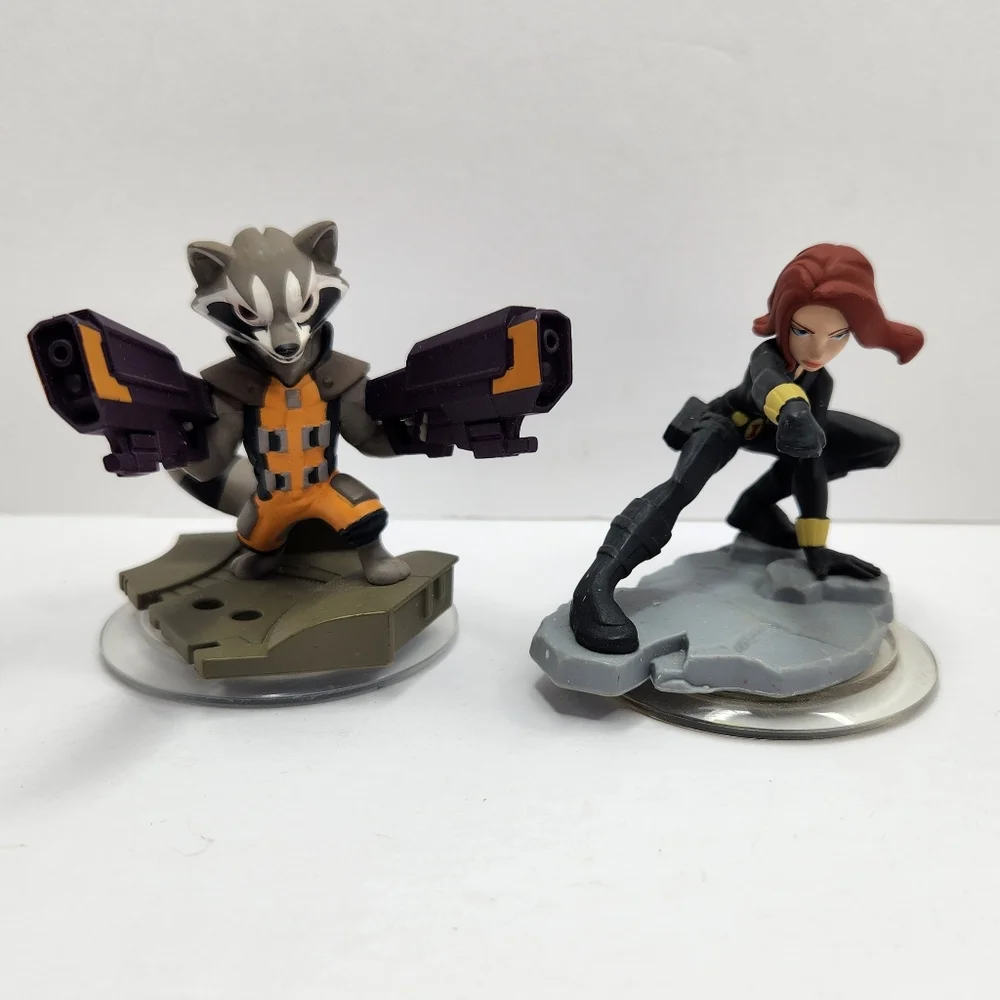 Disney Infinity 2.0 Marvel Figures + Power Disc Yondu Rocket Green Goblin